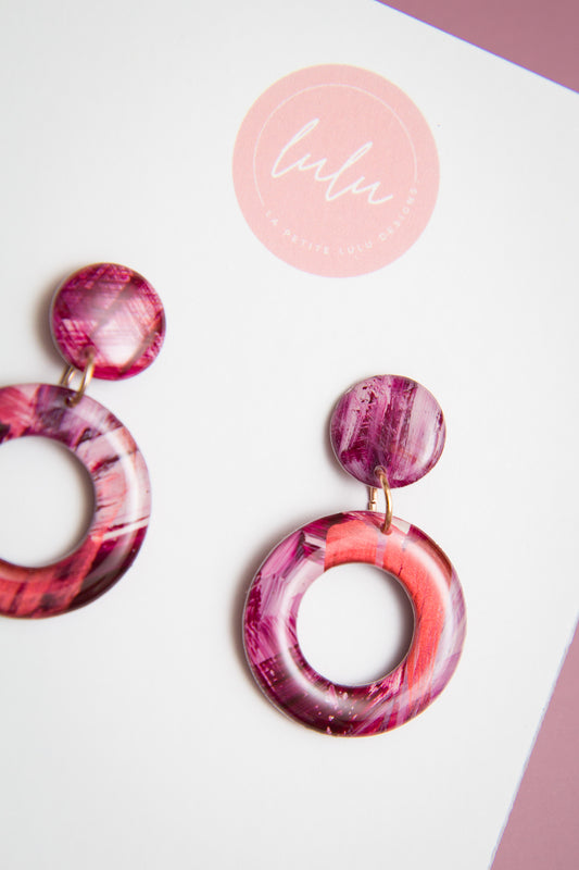 Oliva Dangle | Blush & Burnish