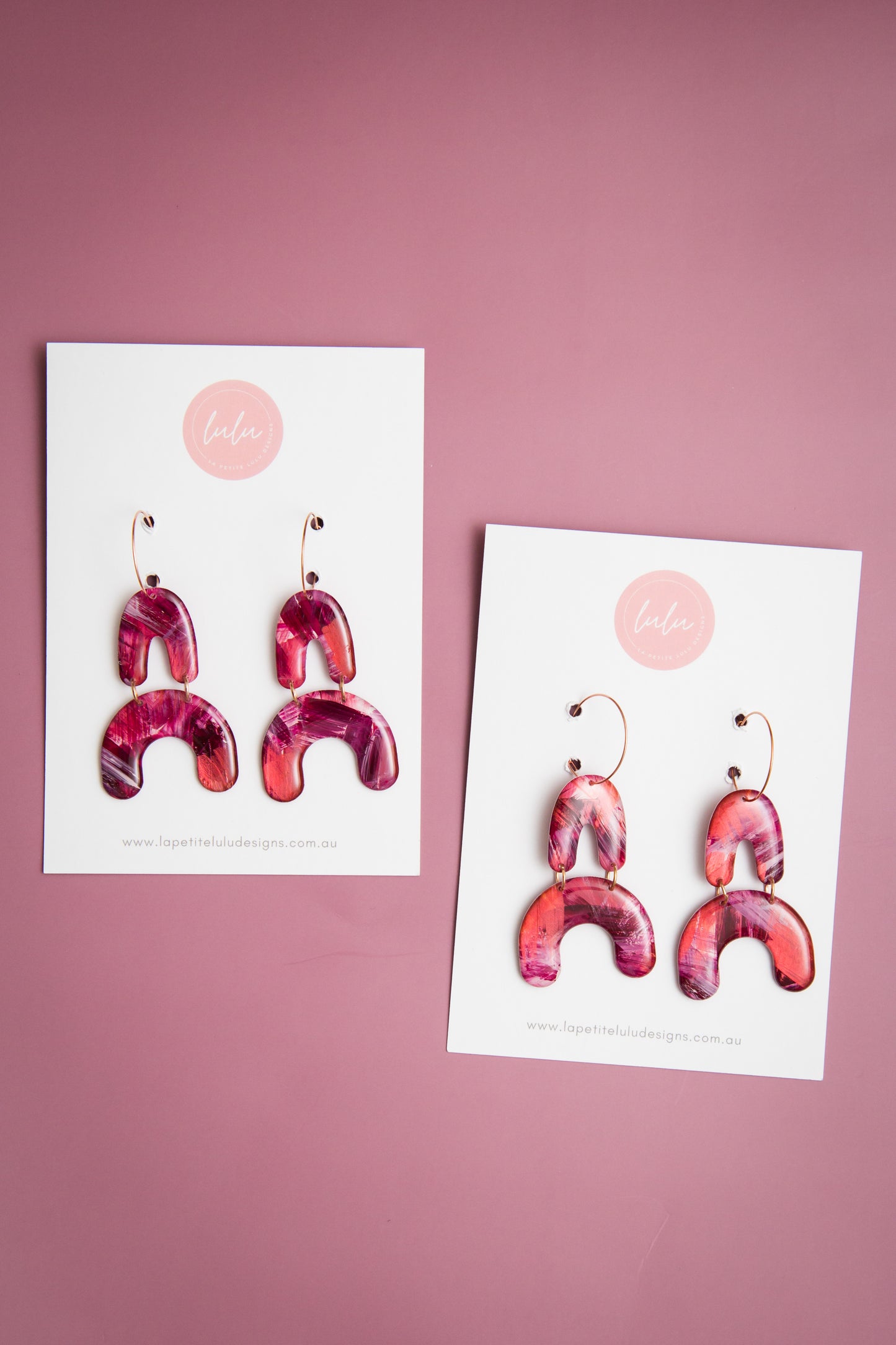 Demi Hoops | Blush & Burnish