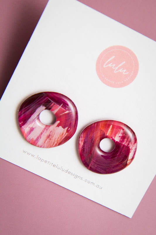 Daphne Studs | Blush & Burnish