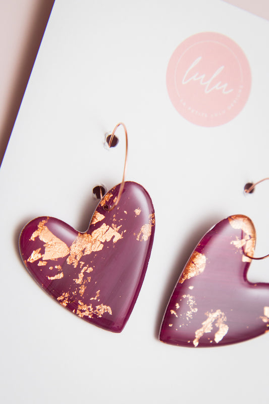 Lover Hoops | Velvet Ember