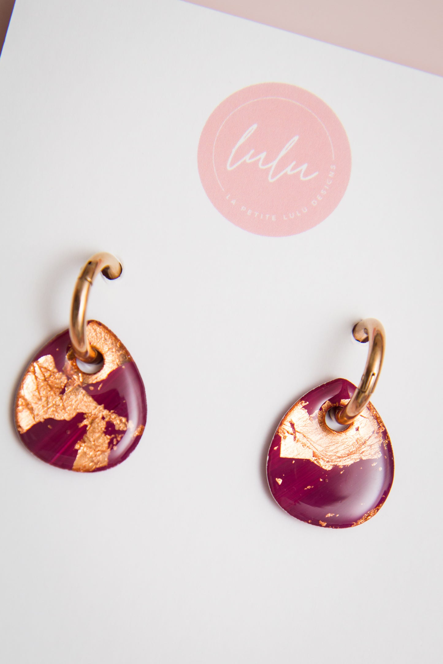 Isabella Huggie Hoops | Velvet Ember