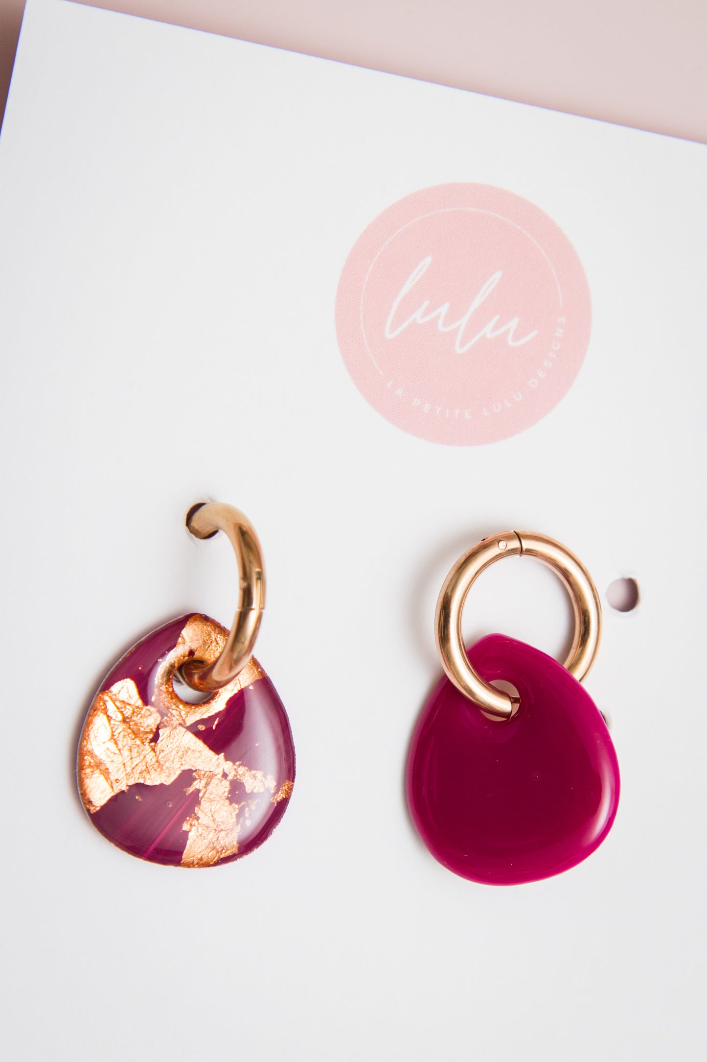 Isabella Huggie Hoops | Velvet Ember