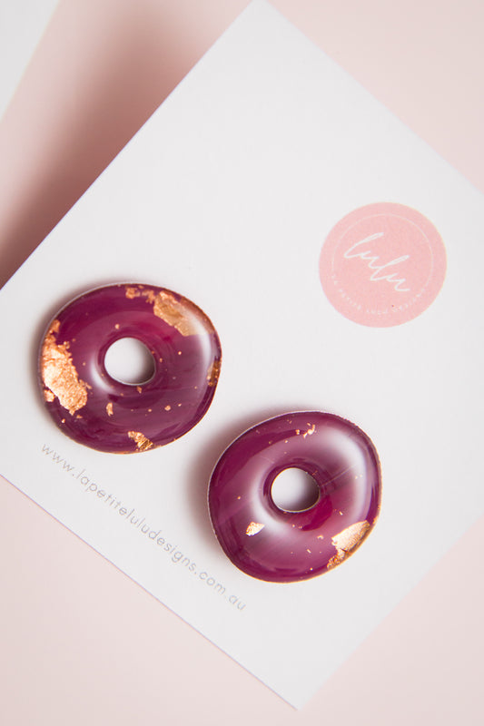 Daphne Studs | Velvet Ember