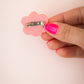 Mini Flower Brooch | Bubblegum (Guava)