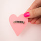Heart Brooch | Bubblegum (Guava)