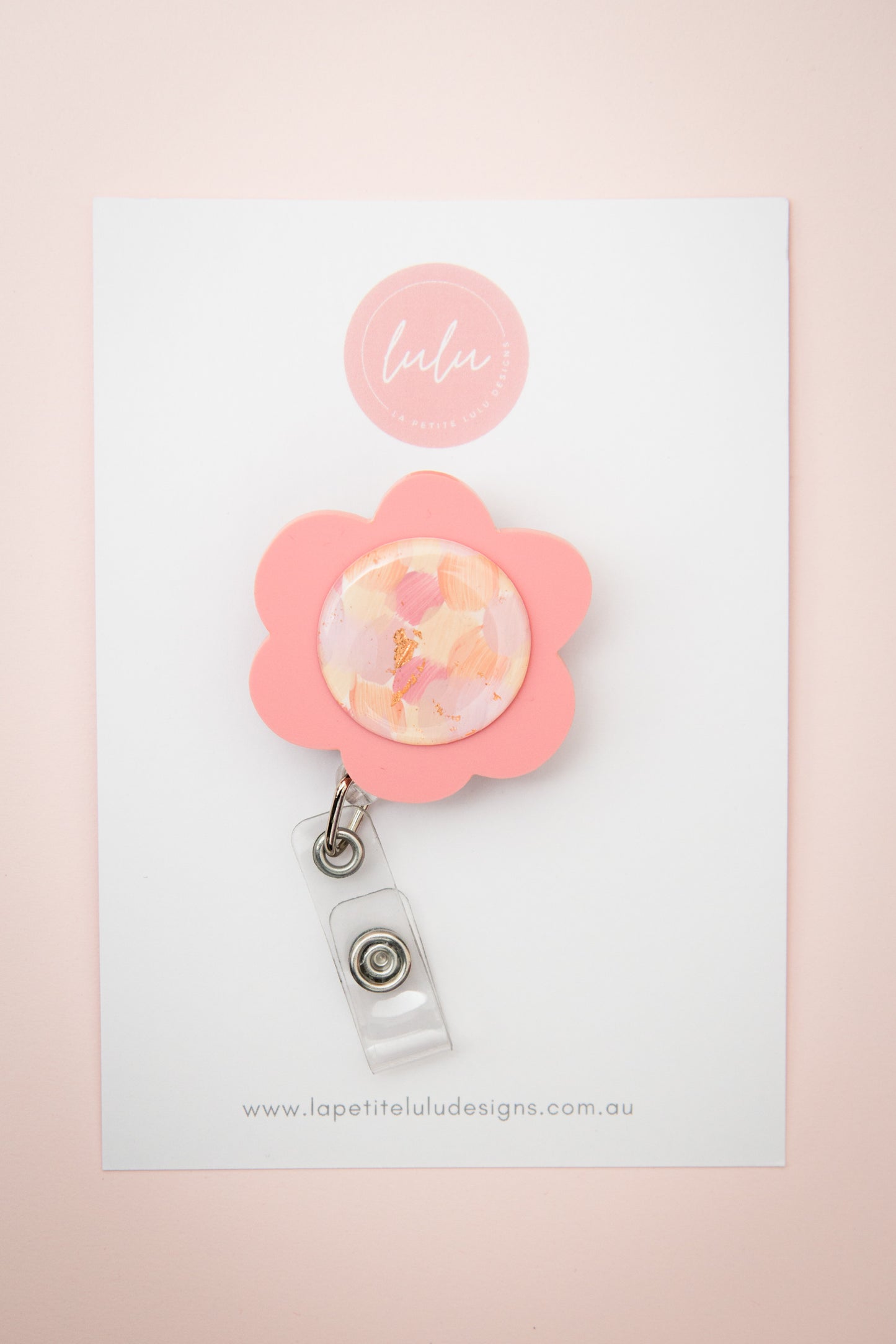 Flower Badge Reel | Blushlight