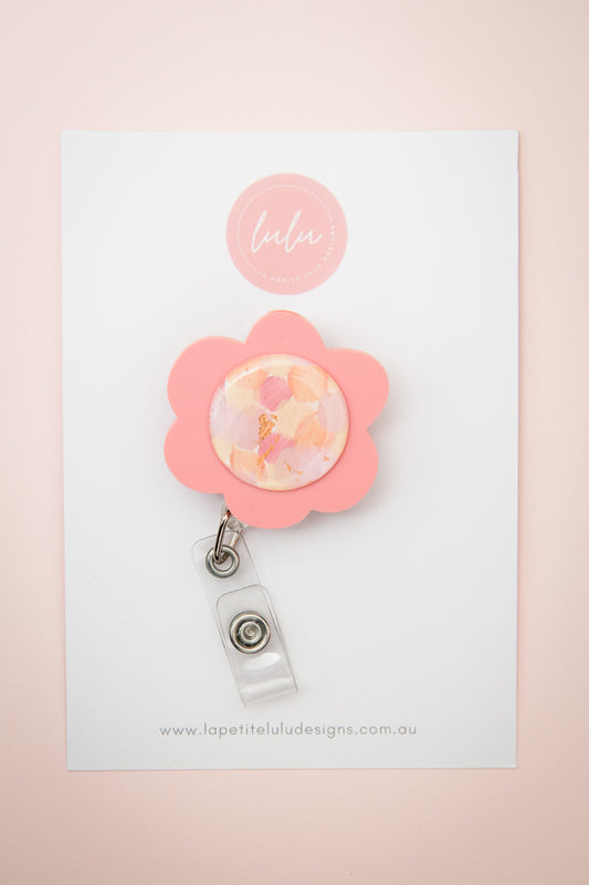Flower Badge Reel | Blushlight