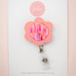 Flower Badge Reel | Bubblegum (Guava)
