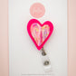 Heart Badge Reel | Bubblegum (Hot Pink)