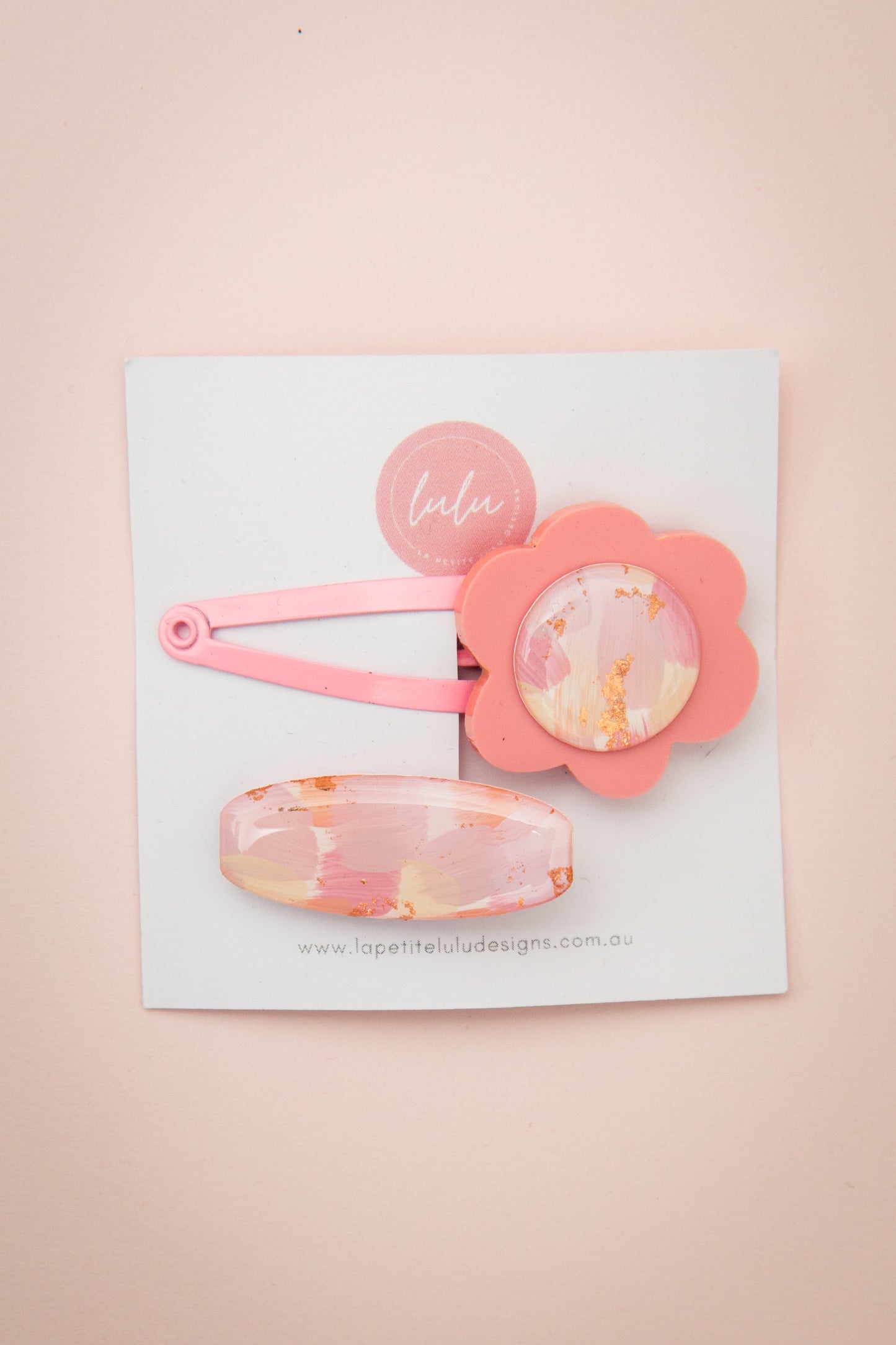 Hair Clip Set of 2 | Blushlight Flower