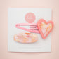 Hair Clip Set of 2 | Blushlight Heart