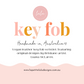 Key Fob Wristlet - Fruit Salad (Gold)