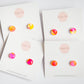 Petite Circle Studs | Neon Dreams